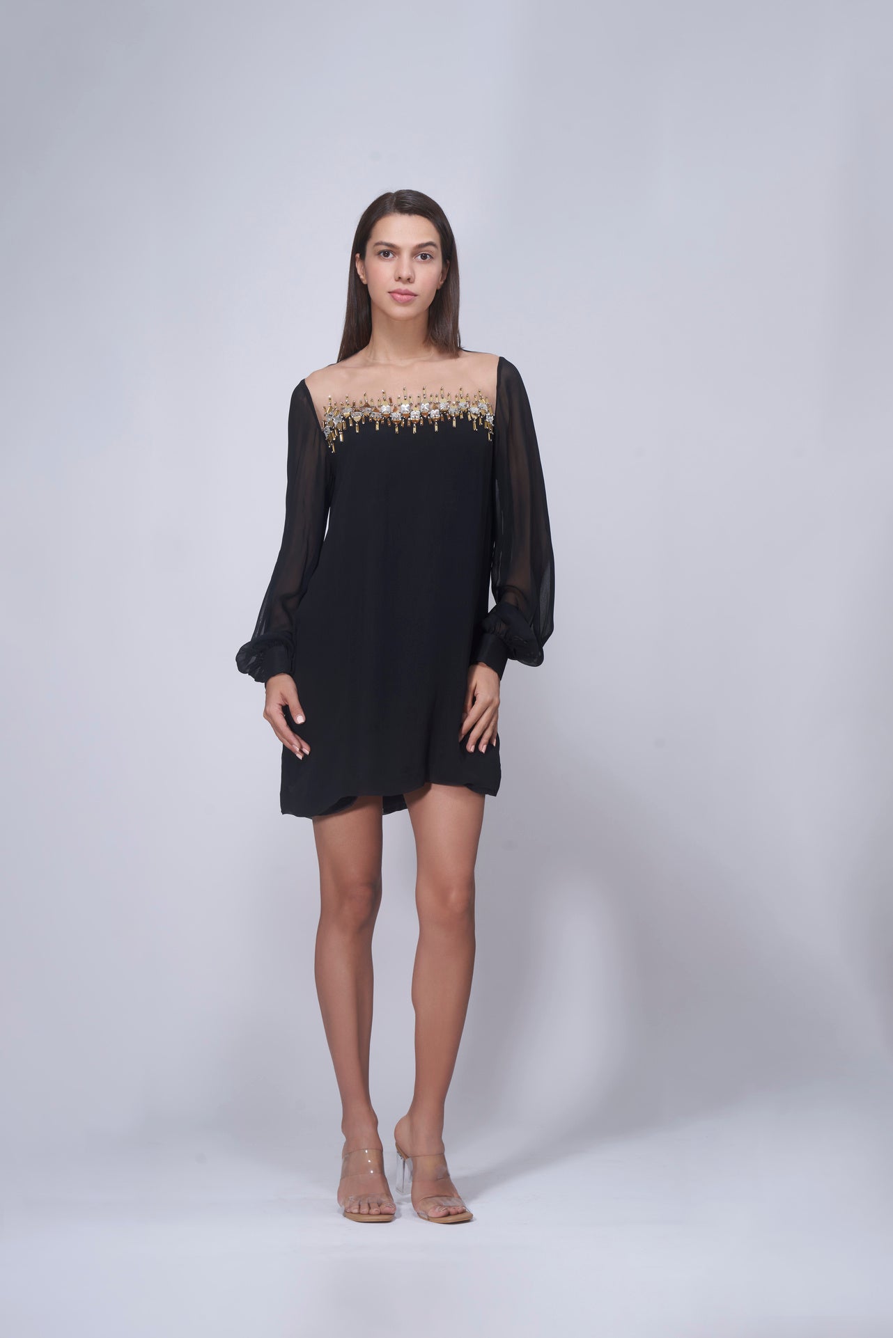 IRA Black Shift Dress