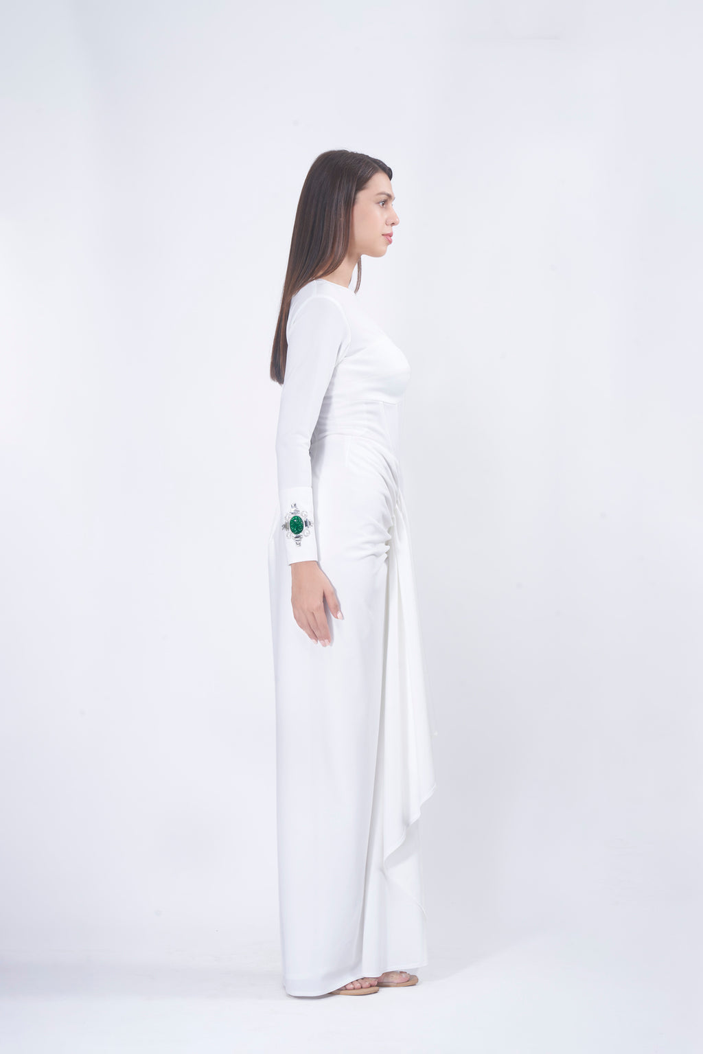 LILLY Corset Draped Dress