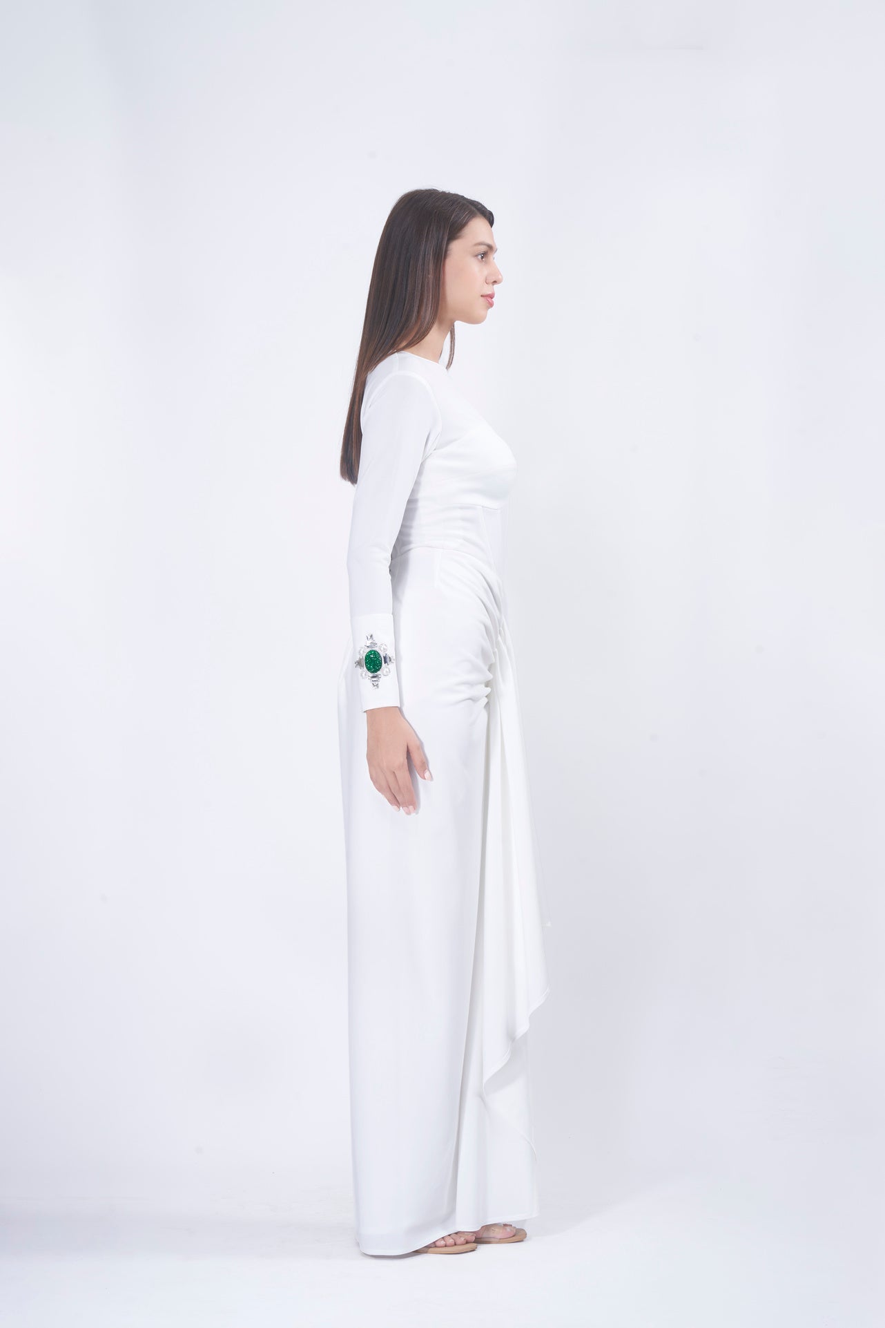 LILLY Corset Draped Dress