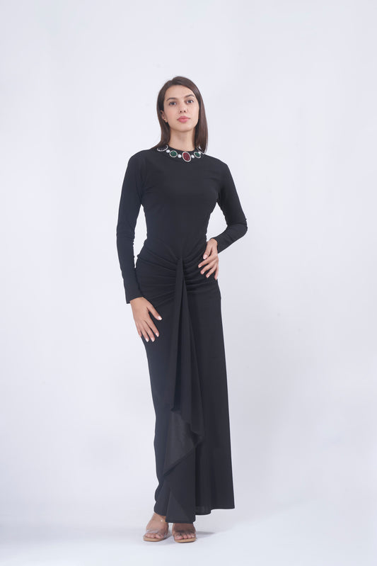 NOIR Draped Dress