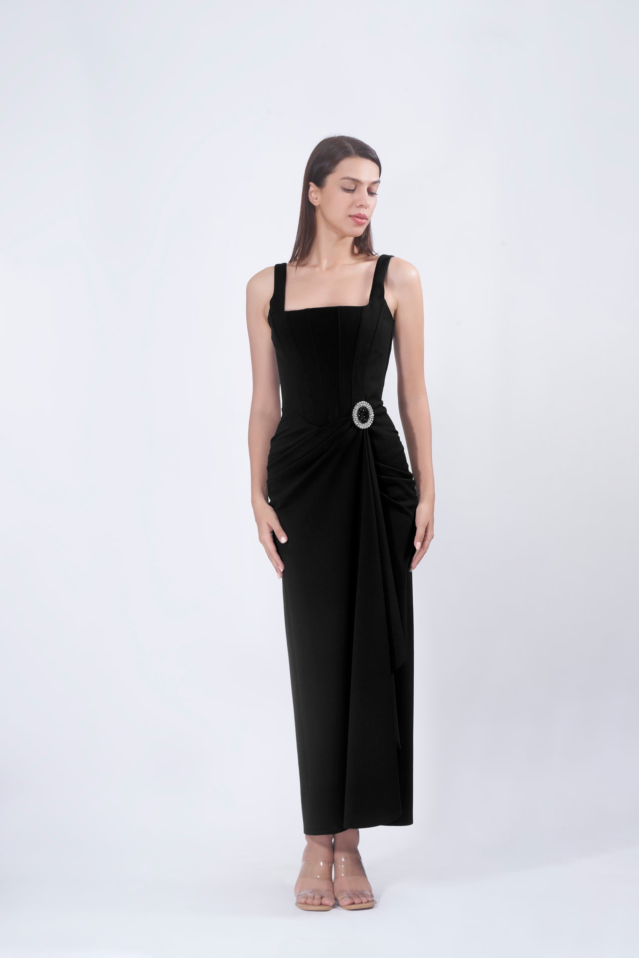 OLIVIA  Corset Drape Dress