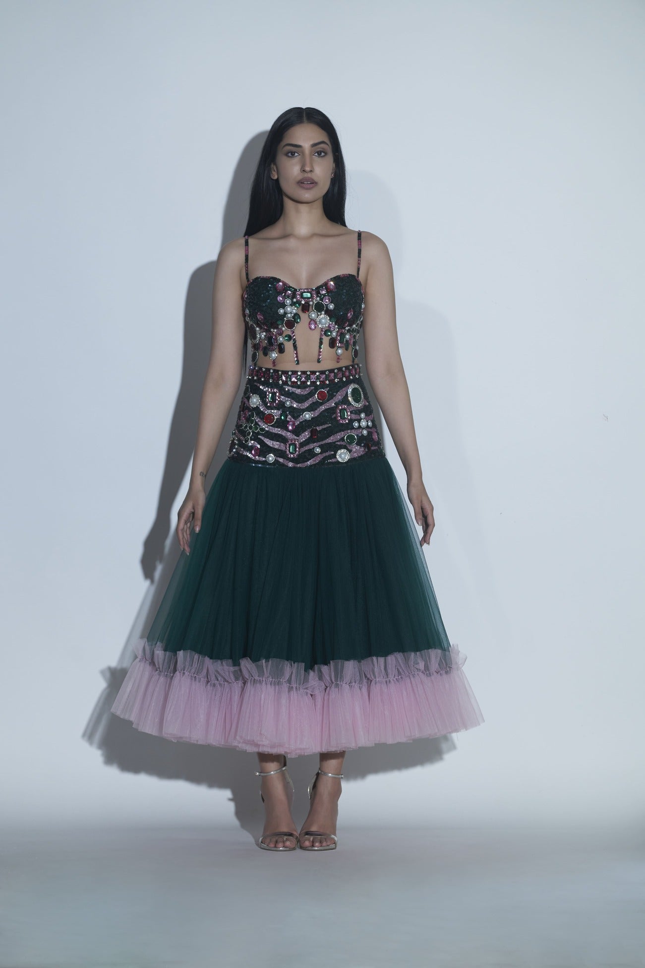 YANA Skirt and Corset Bustier Set