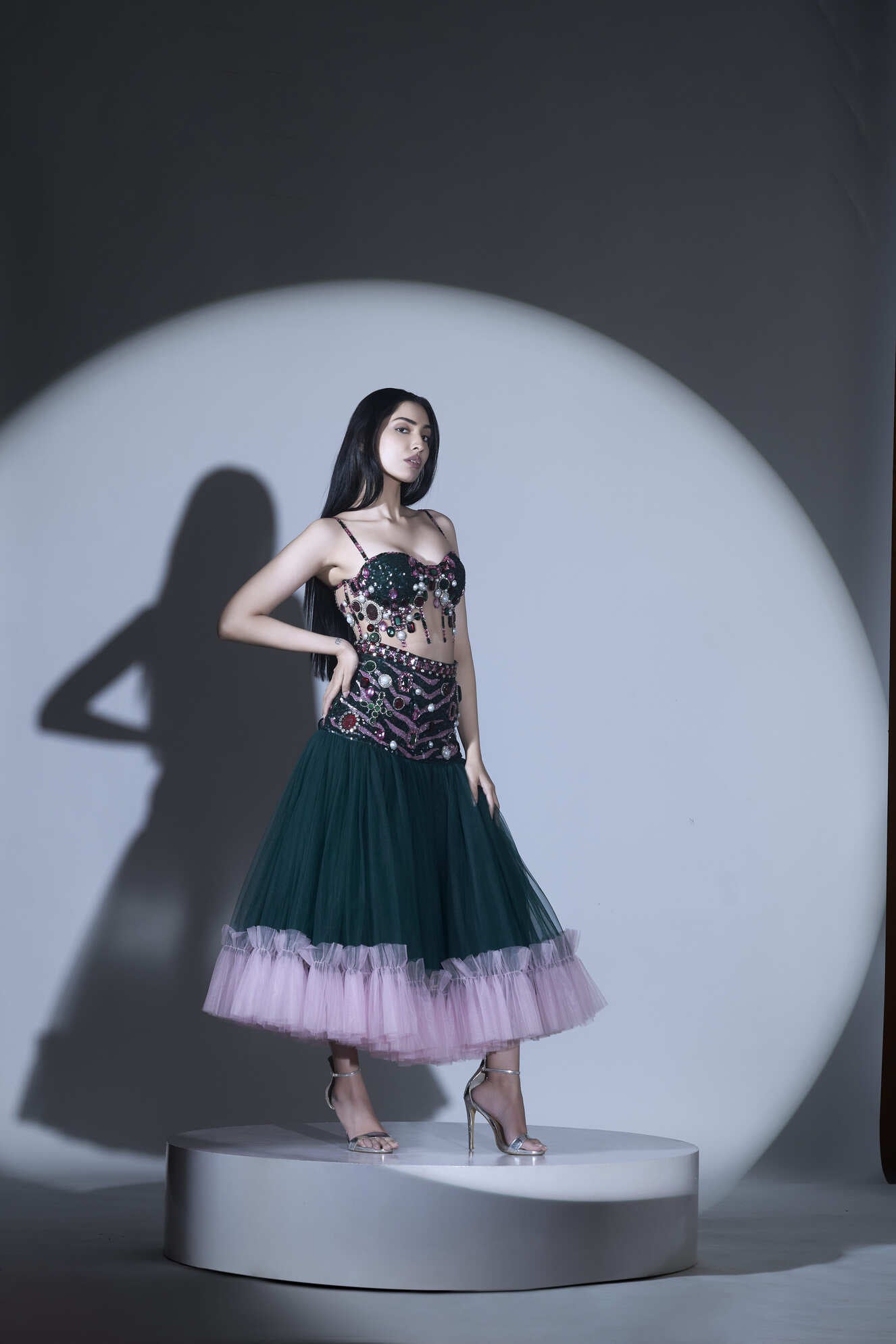 YANA Skirt and Corset Bustier Set