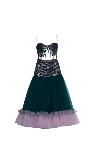 YANA Skirt and Corset Bustier Set